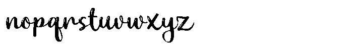 Charmino Font LOWERCASE