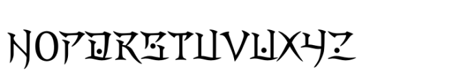 Charonian 101 Font LOWERCASE