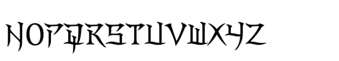 Charonian 102 Font LOWERCASE