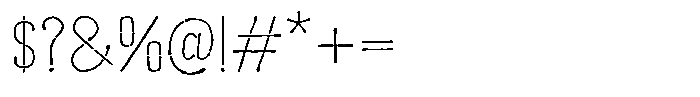 Charpe Font OTHER CHARS