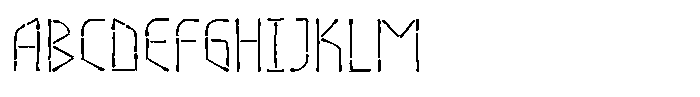 Charpe Font UPPERCASE