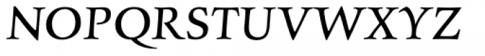 Charpentier Renaissance Pro Oblique Font UPPERCASE