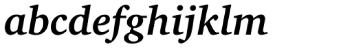 Charter Bold Italic Font LOWERCASE