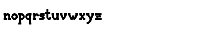 Chartist sketsa Bold Font LOWERCASE