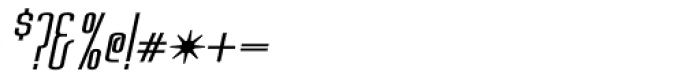 Chasline Bold Oblique Font OTHER CHARS