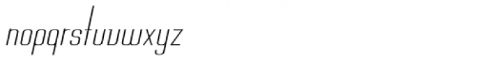 Chasline Oblique Font LOWERCASE