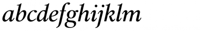 Chasseur BQ Italic Font LOWERCASE
