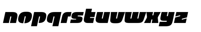 Chassis Italic Font LOWERCASE