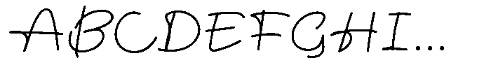 Chastity Font UPPERCASE