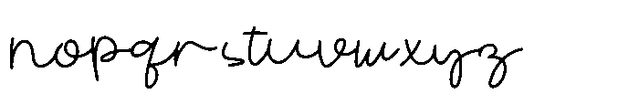 Chastity Font LOWERCASE