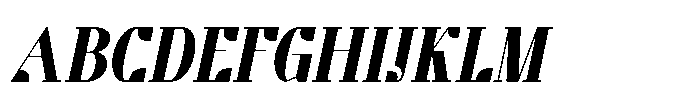 Chatine Italic Font UPPERCASE