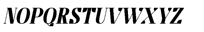 Chatine Italic Font UPPERCASE