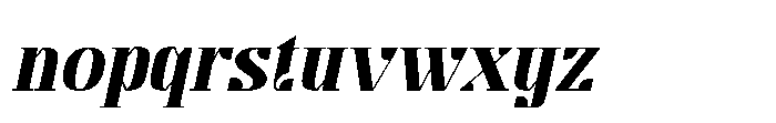 Chatine Italic Font LOWERCASE