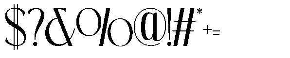 Chatos Original Regular Font OTHER CHARS