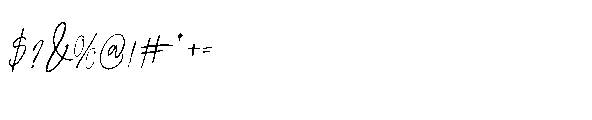 Chatos Original Script Font OTHER CHARS