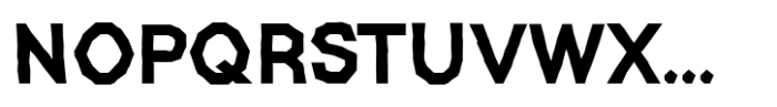 Chatterton Bold Alpha Font UPPERCASE