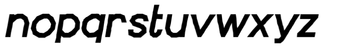 Chatterton Bold Oblique Alpha Font LOWERCASE