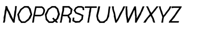 Chatterton Light Oblique Beta Font UPPERCASE