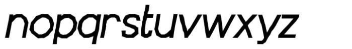 Chatterton Medium Oblique Gamma Font LOWERCASE