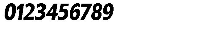 Chatwin Black Condensed Italic Font OTHER CHARS