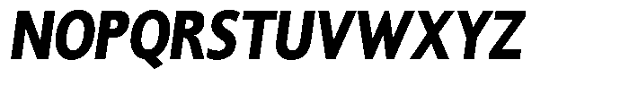 Chatwin Black Condensed Italic Font UPPERCASE