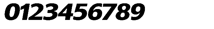 Chatwin Black Expanded Italic Font OTHER CHARS