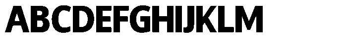 Chatwin Black Semi Condensed Font UPPERCASE