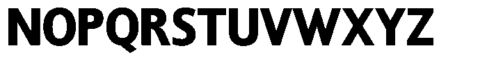 Chatwin Black Semi Condensed Font UPPERCASE