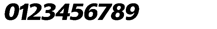Chatwin Black Semi Expanded Italic Font OTHER CHARS