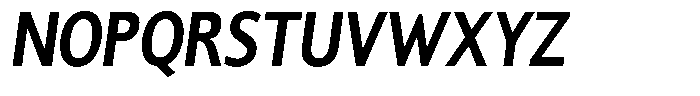 Chatwin Bold Condensed Italic Font UPPERCASE
