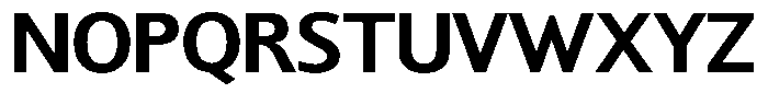 Chatwin Bold Semi Expanded Font UPPERCASE