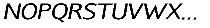 Chatwin Expanded Italic Font UPPERCASE