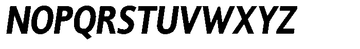 Chatwin Extra Bold Condensed Italic Font UPPERCASE