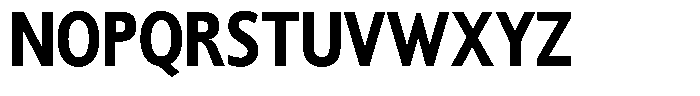 Chatwin Extra Bold Condensed Font UPPERCASE