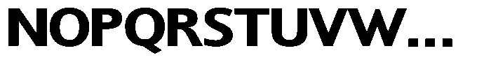 Chatwin Extra Bold Expanded Font UPPERCASE