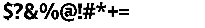 Chatwin Extra Bold Semi Condensed Font OTHER CHARS
