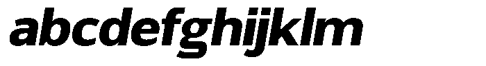 Chatwin Extra Bold Semi Expanded Italic FONT