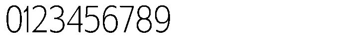 Chatwin Extra Light Condensed Font OTHER CHARS