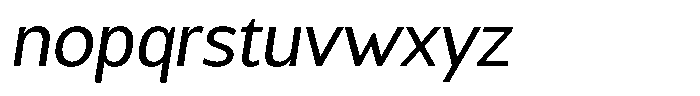 Chatwin Italic Font LOWERCASE