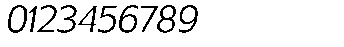 Chatwin Light Italic Font OTHER CHARS