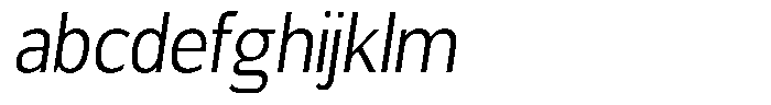 Chatwin Light Semi Condensed Italic FONT