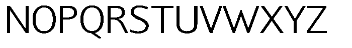 Chatwin Light Semi Expanded Font UPPERCASE