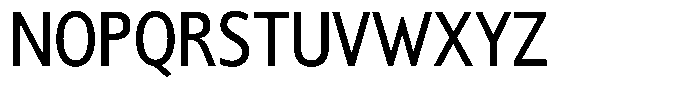 Chatwin Medium Condensed Font UPPERCASE