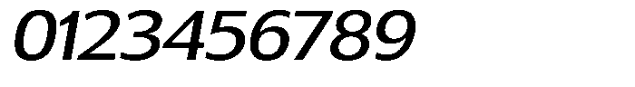 Chatwin Medium Expanded Italic Font OTHER CHARS
