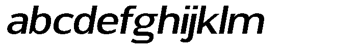 Chatwin Medium Expanded Italic FONT