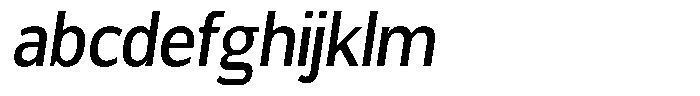 Chatwin Medium Semi Condensed Italic FONT