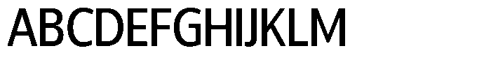 Chatwin Medium Semi Condensed Font UPPERCASE