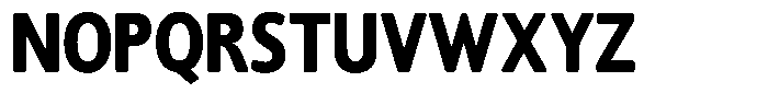 Chatwin Rounded Black Condensed Font UPPERCASE