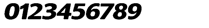 Chatwin Rounded Black Expanded Italic Font OTHER CHARS