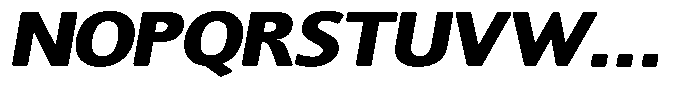 Chatwin Rounded Black Expanded Italic Font UPPERCASE
